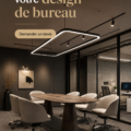 Un bureau lumineux et inspirant avec des plantes et une décoration chaleureuse.