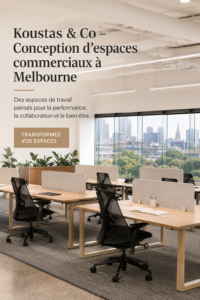 Intérieur commercial chaleureux à Melbourne, bien éclairé et accueillant.