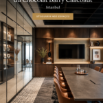 Bureau moderne de Barry Callebaut à Istanbul avec décor chocolaté