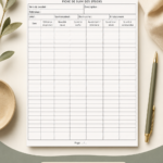 Modèle de fiche de gestion de stock pour un suivi efficace