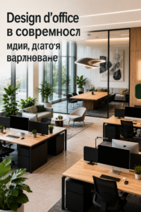 Un bureau moderne avec un design épuré et fonctionnel