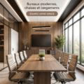 Mobilier de bureau moderne à Dubaï avec bureaux et chaises design
