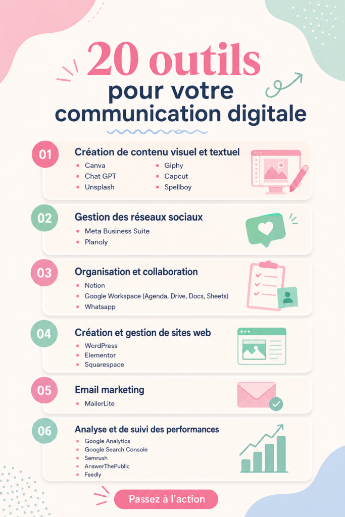 Une femme utilisant un ordinateur portable pour planifier sa stratégie de communication digitale