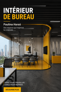 Bureau moderne et épuré aménagé de façon pratique pour travailler avec confort