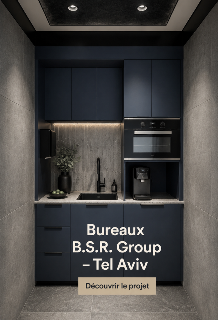 Bureaux modernes et inspirants de B.S.R. Group à Tel Aviv.