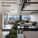 Vue extérieure des bureaux modernes de Corsair Capital à Melbourne, avec des lignes épurées et une architecture contemporaine.