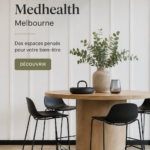 Bureaux modernes de Medhealth à Melbourne avec des espaces lumineux et ouverts