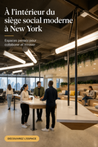 Bureaux modernes de Varonis à NYC au design contemporain et fonctionnel.