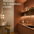 Vue d'ensemble des bureaux modernes de SL Consultancy à Izmir, mettant en avant l'architecture et le design