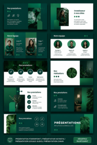 Une élégante présentation créée avec Canva et PowerPoint