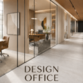 Un bureau moderne et bien décoré avec des éléments de design confortable