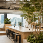 Exemple de design d'intérieur chaleureux et accueillant, avec des meubles modernes et des couleurs apaisantes.