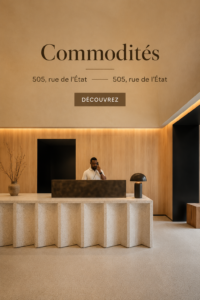 Equipements modernes et confortables dans un intérieur chaleureux