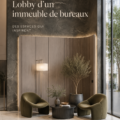 Un hall d'accueil moderne et accueillant dans un bureau