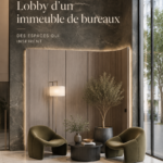 Un hall d'accueil moderne et accueillant dans un bureau