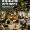 Un bureau moderne et chic avec une décoration élégante.