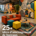 Un bureau moderne et élégant avec un aménagement pratique et inspirant.