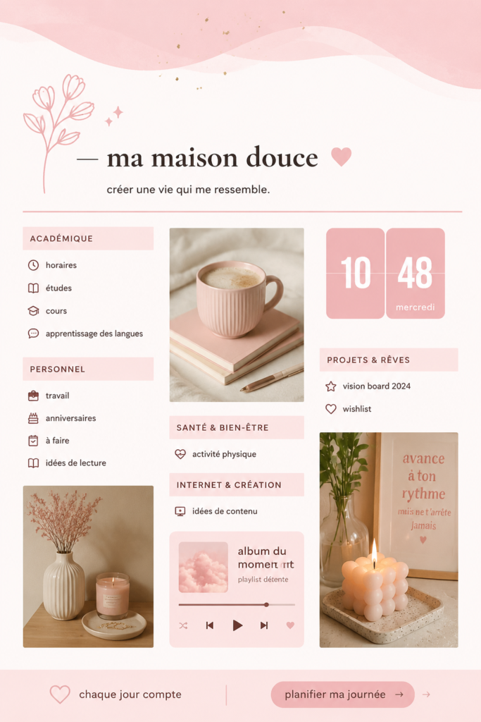 Un écran d'ordinateur affichant des modèles Notion pour une meilleure organisation.