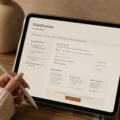 Capture d'écran d'un planning créé dans Notion, organisé et coloré, représentant l'efficacité