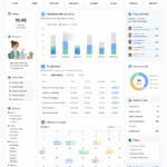Tableau de gestion de projet sur Notion affiché sur un ordinateur