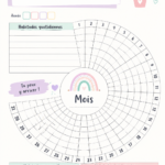 Un carnet ouvert avec des stylos colorés, avec un design inspirant pour suivre des habitudes.