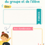Fiches descriptives sur un bureau avec des outils de gestion d'équipe