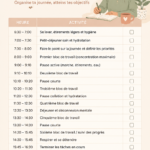 Personne utilisant une checklist de productivité dans un journal