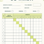 Modèle de document A4 créé sur Canva avec des éléments graphiques modernes.