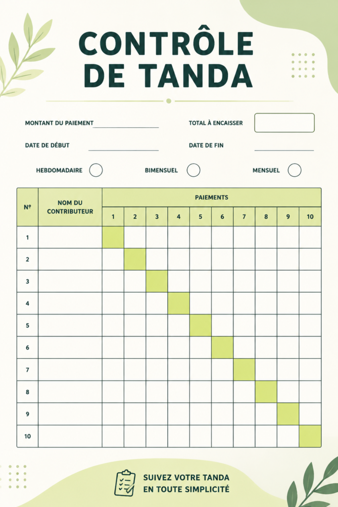 Modèle de document A4 créé sur Canva avec des éléments graphiques modernes.