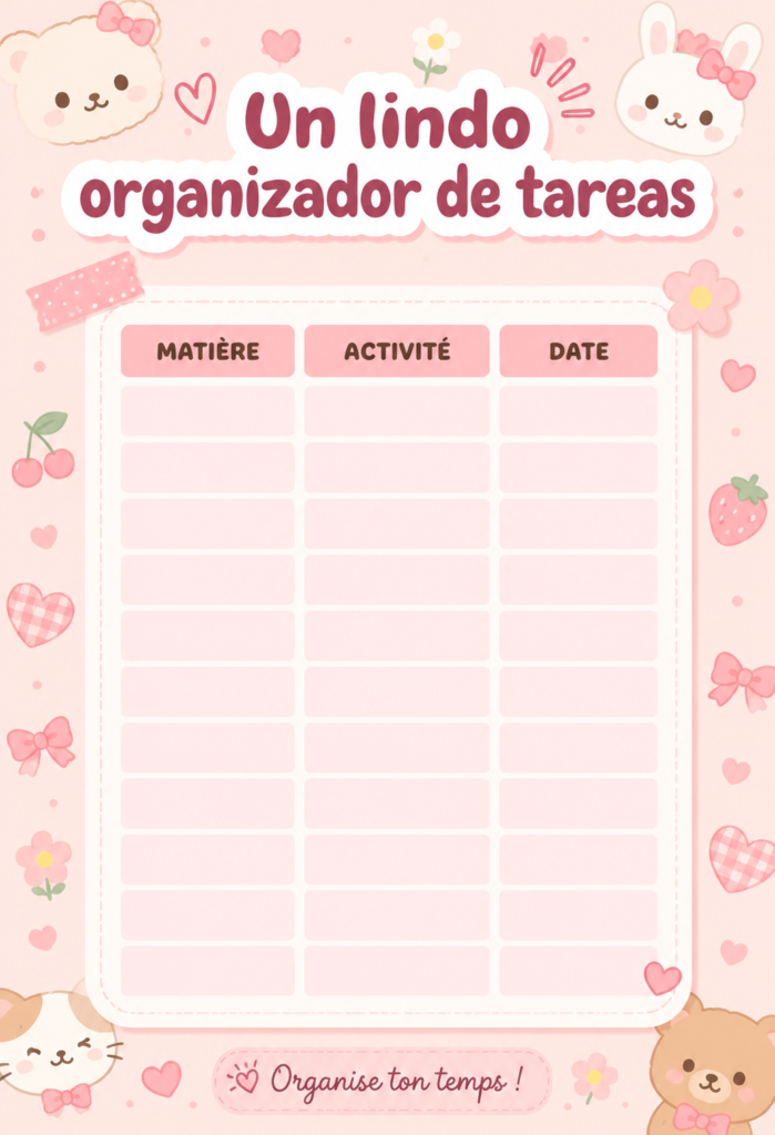 Un bel organisateur de tâches en bois sur un bureau élégant, mettant en avant une ambiance chaleureuse.