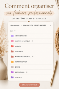 Capture d'écran de l'interface de Google Drive montrant une organisation claire des fichiers.