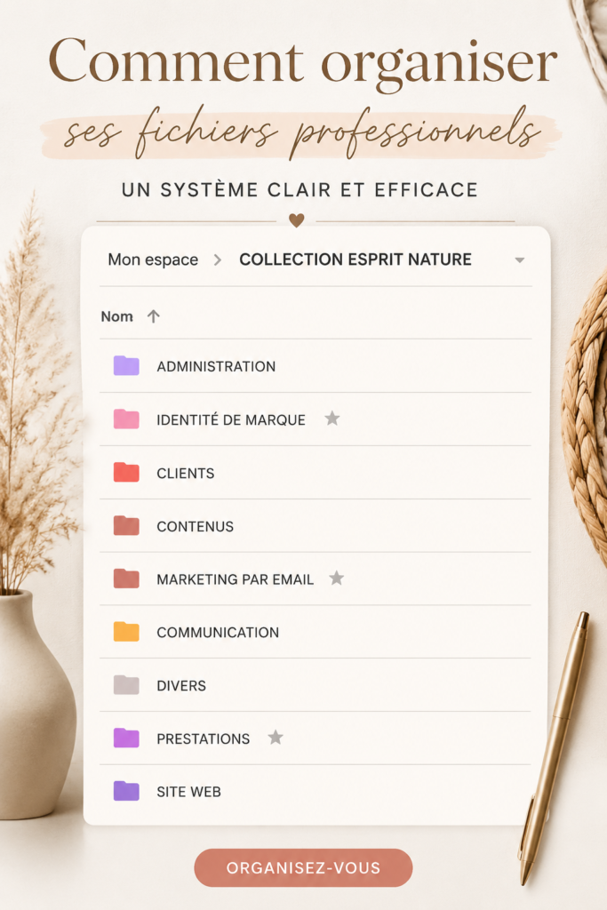 Capture d'écran de l'interface de Google Drive montrant une organisation claire des fichiers.