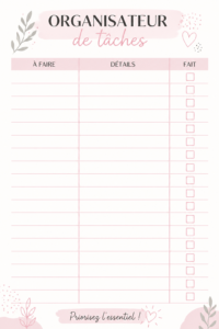 Femme utilisant un planner pour organiser ses tâches quotidiennes