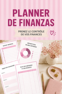 Femme utilisant un planner financier pour organiser ses finances