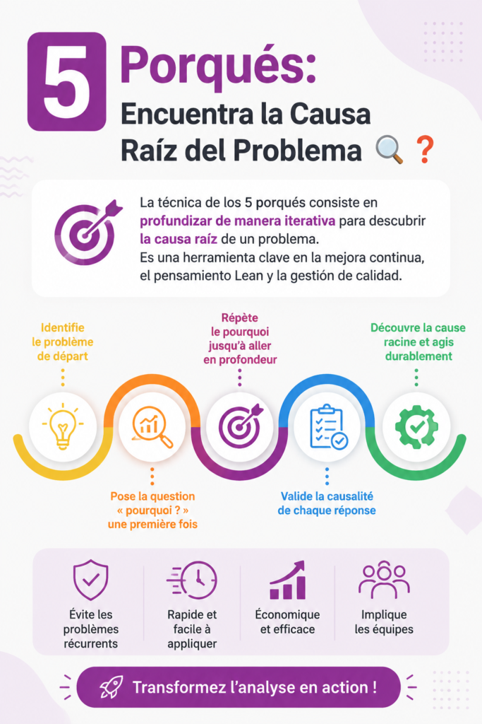 Image de personnes en réunion utilisant la méthode des 5 pourquoi pour résoudre un problème
