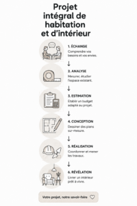 Aménagement de bureau intérieur chaleureux et inspirant.