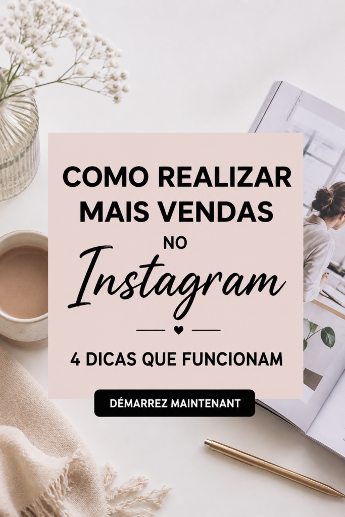 Femme dynamique utilisant Instagram pour le marketing de son entreprise