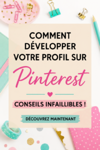 Image illustrant un profil Pinterest optimisé et attractif pour les femmes d'affaires.