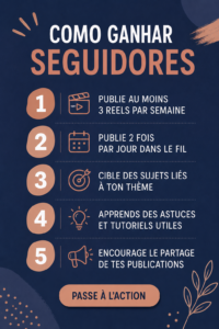 Femme consultant son compte Instagram sur un smartphone, avec un sourire satisfait.