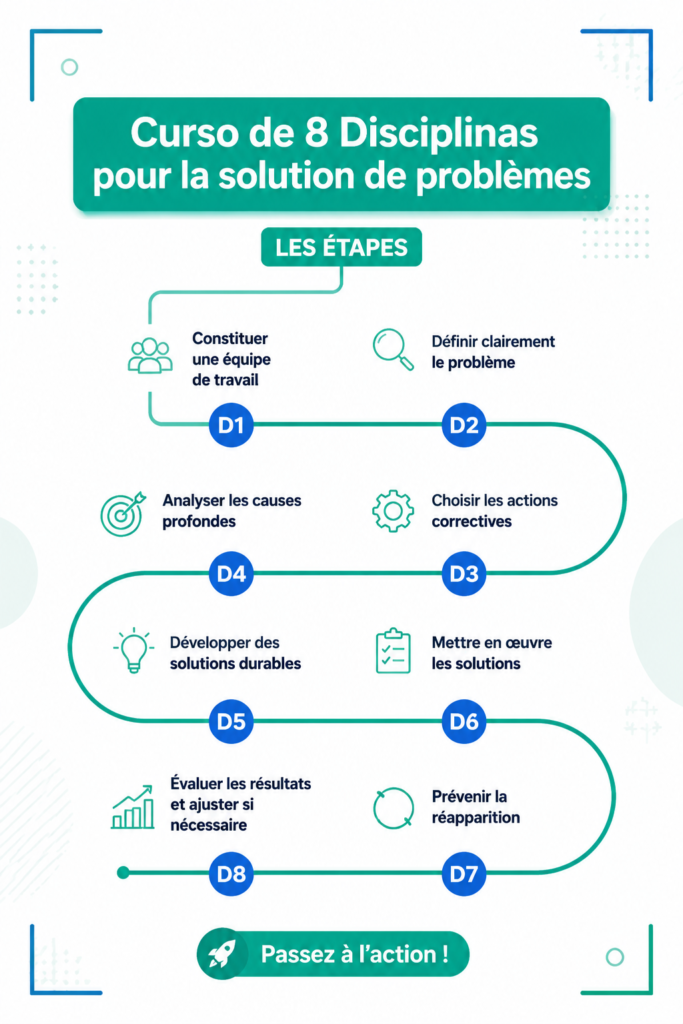 Femme en réunion, utilisant des outils de gestion pour résoudre des problèmes.