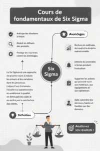 Image illustrant l'application de Six Sigma dans un environnement de travail