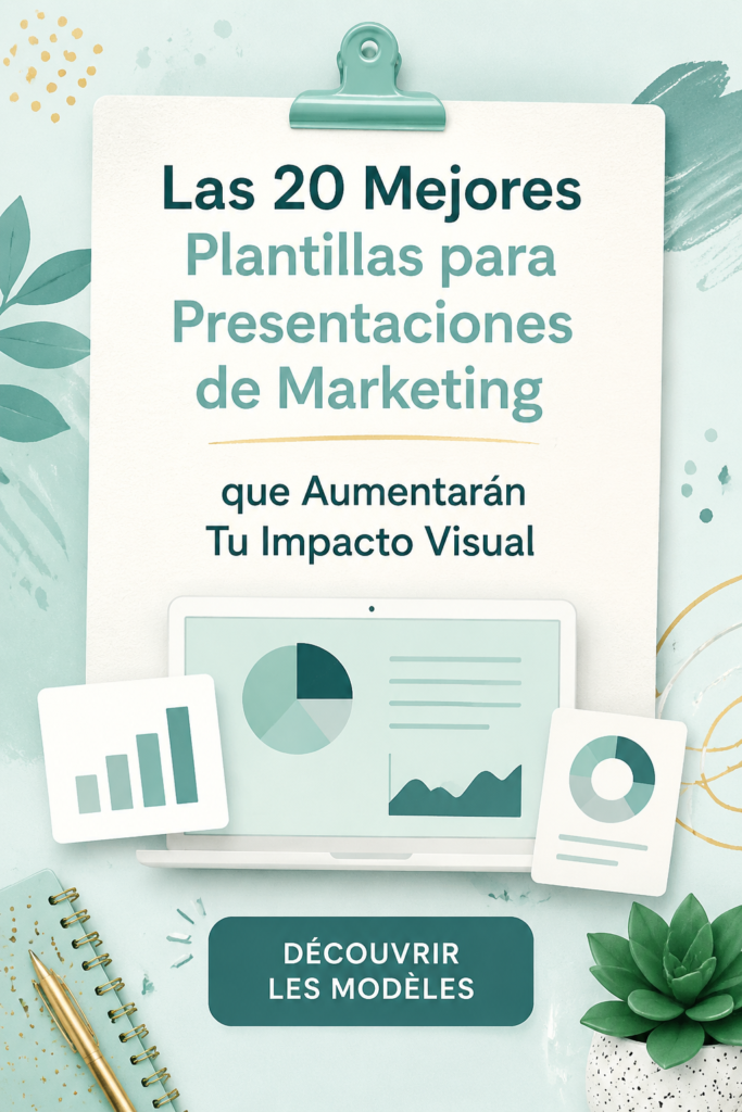 Une sélection de modèles de présentations marketing visuellement attractifs.