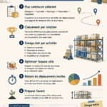 Femme en réunion discutant de la logistique et de la productivité en entreprise