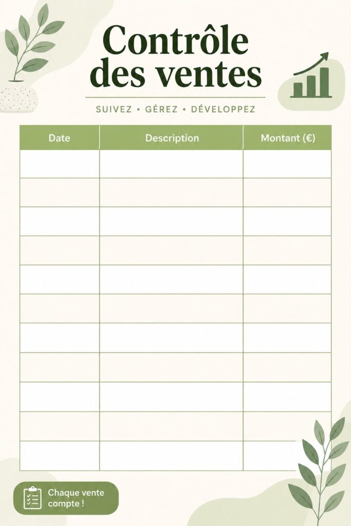 Femme d'affaires utilisant un logiciel de gestion des ventes sur son ordinateur.
