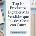 Création de produits numériques avec Canva, un outil de conception accessible.
