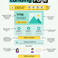 Exemple d'une landing page attrayante pour une entreprise moderne.