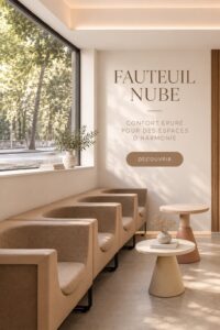 Chaise Nube de STUA dans un bureau moderne, confortable et design.