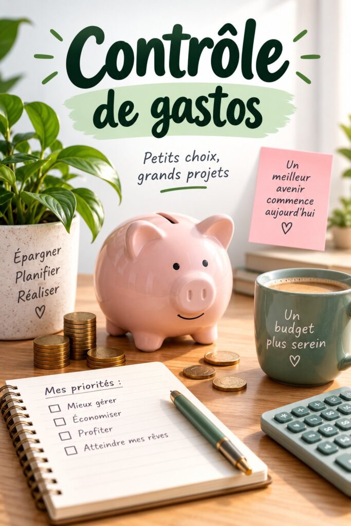 Femme utilisant une application de gestion des finances pour contrôler ses dépenses