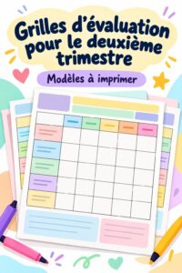 Formats d'évaluation en entreprise présentés sur un bureau