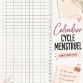 Femme utilisant une application pour suivre son cycle menstruel au travail
